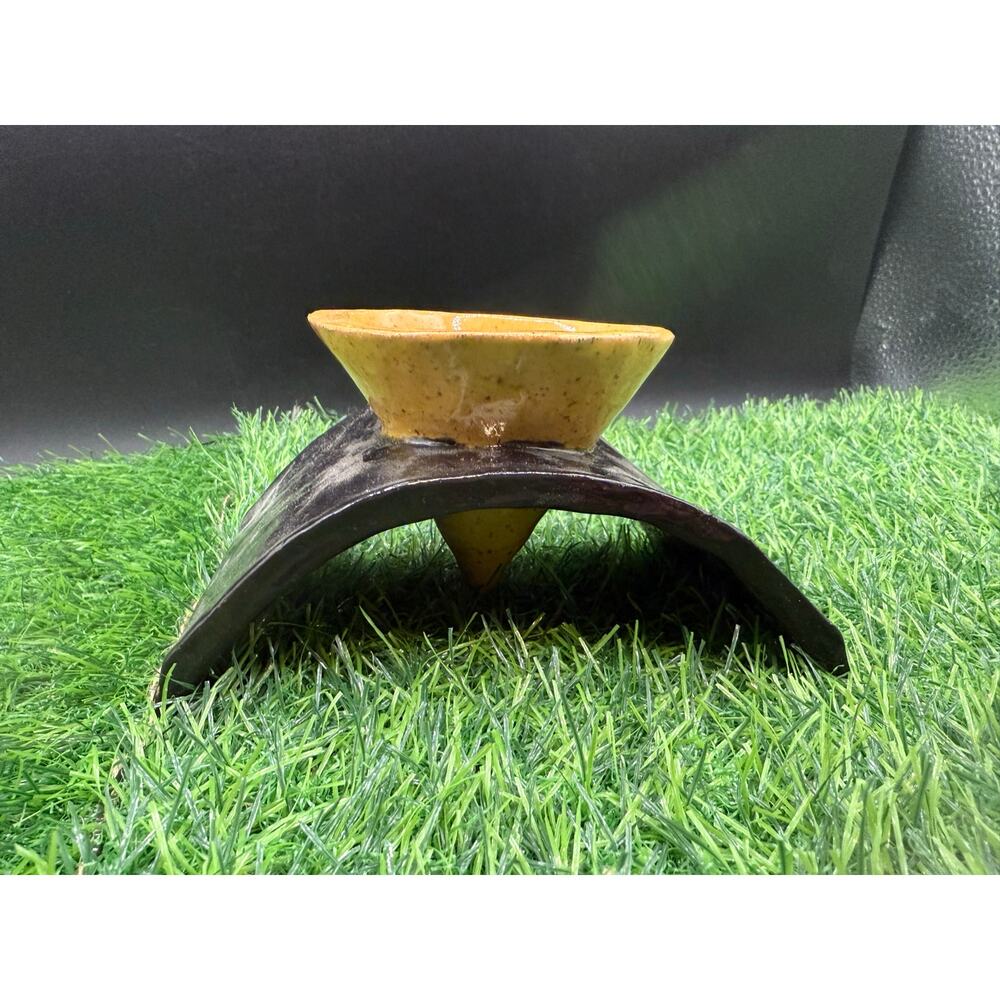 Handcrafted Ceramic / Pottery Decorative Object or Small Vase